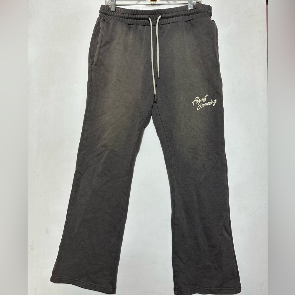 Almost Someday Men's Charcoal Joggers
